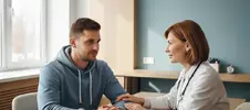 мужчина проходит лечение игровой зависимости